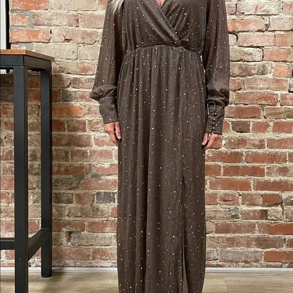 Dresses | Shimmer Maxi Dress | Poshmark